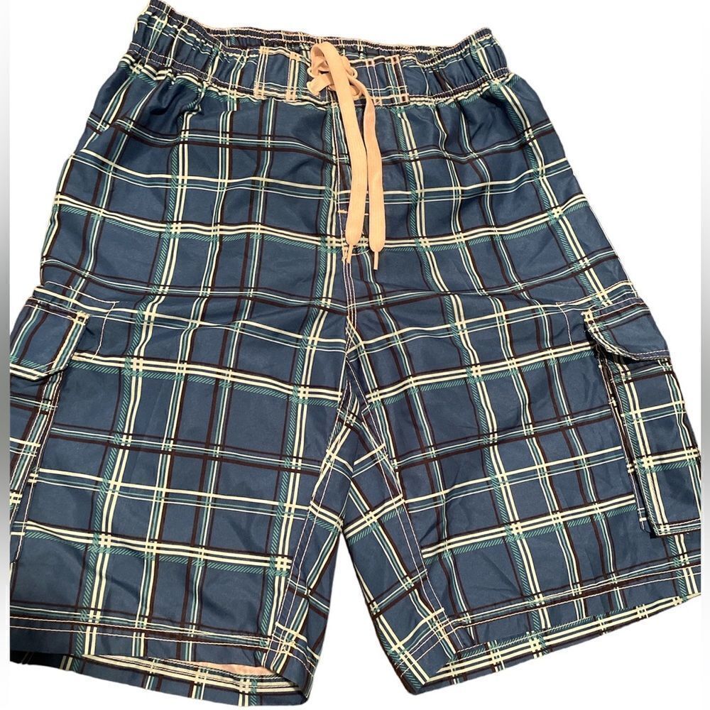 Kanu Surf Plaid Men’s Swim Trucks Size Large